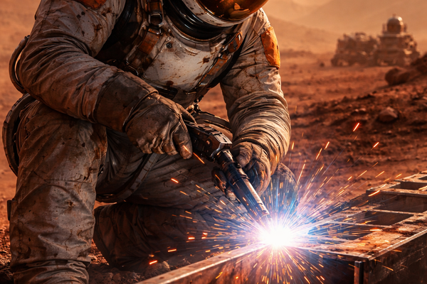 Lassen in de ruimte: ruimtelassers en lastechniek voor Marsmissie