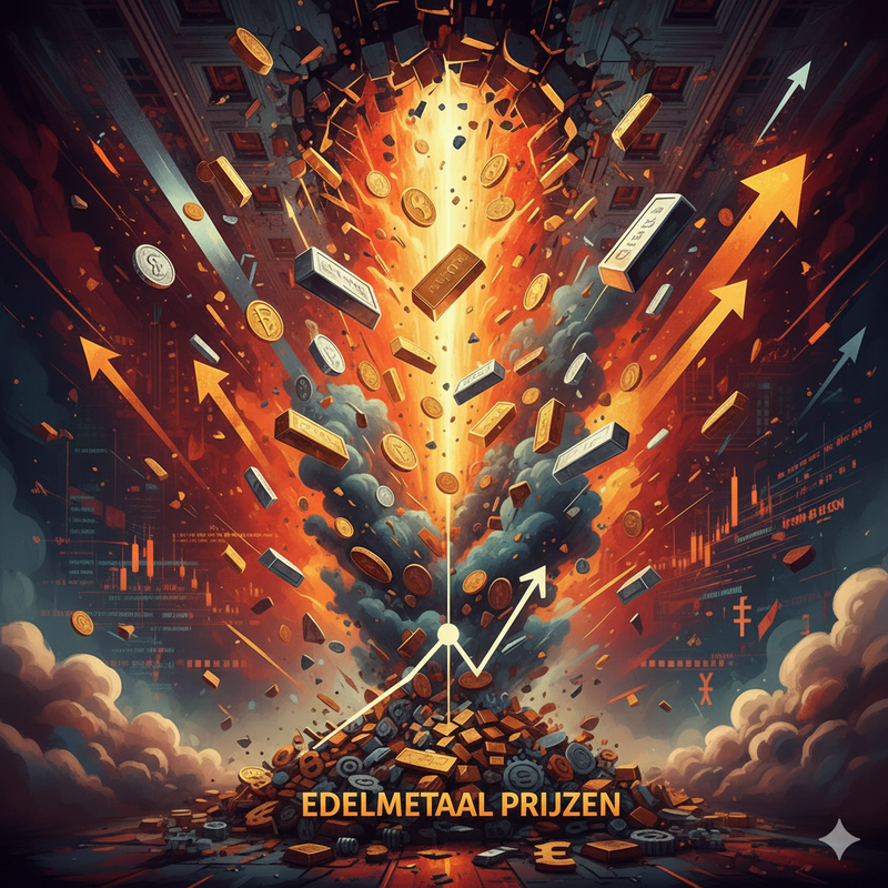 De prijzen van edelmetalen gaan troe de roef | waarom je beter niet direct in staal moet investeren