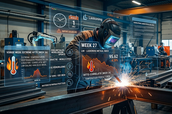 Elke maandag - Wat gebeurde er vorige week in de staalsector? - week 27