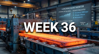 Elke maandag - Wat gebeurde er vorige week in de staalsector? - week 36