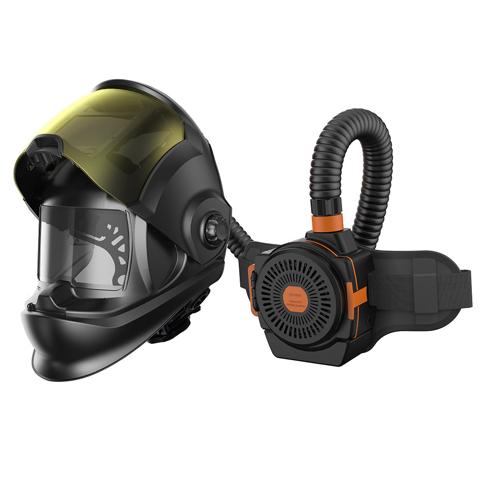 Lashelm - Laskap Model 10K (met ventilator en lasdampfilter)