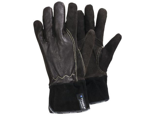 Tegera 32 Kevlar Lasshandschoenen Leer Zwart Maat 07-13