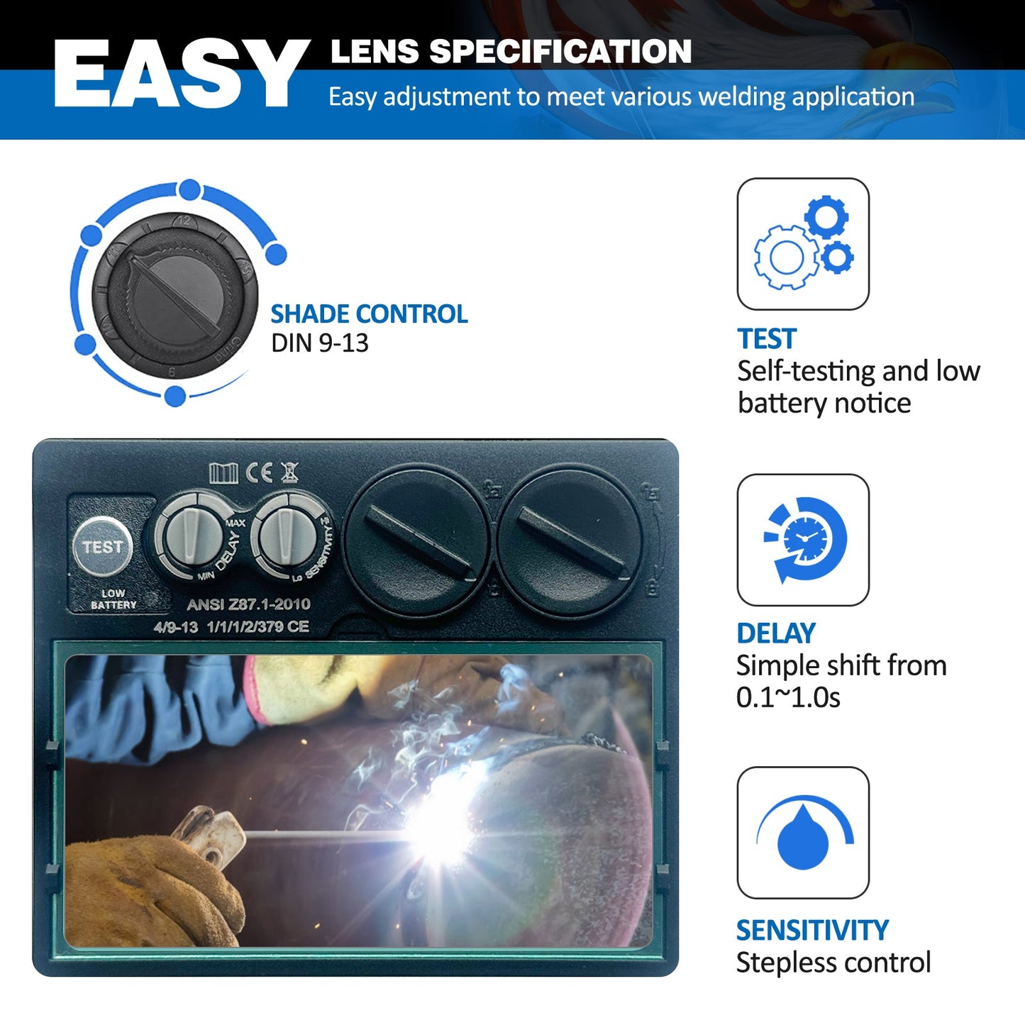 Lashelm - Laskap Model Blue Eagle - UNMT + UNL16A