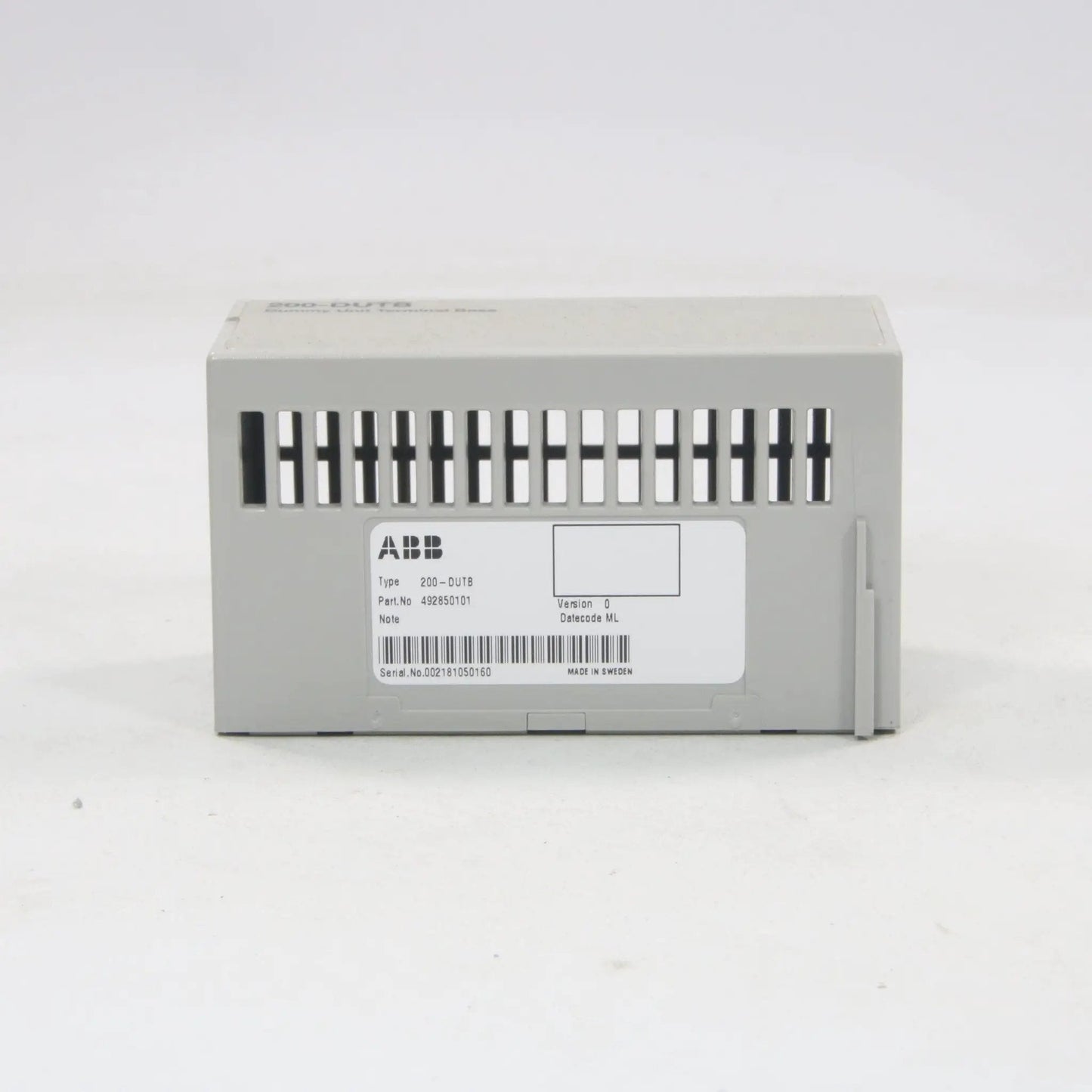 ABB 200-DUTB Dummy Unit Terminal Base
