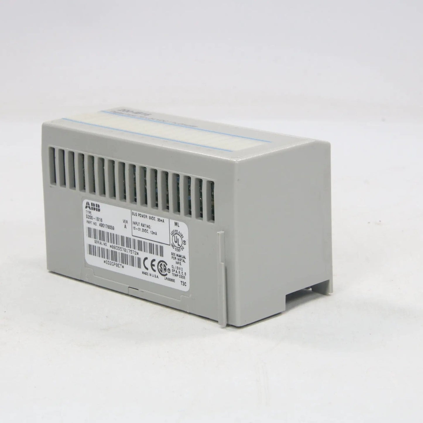 ABB 200-IB16 Digital Input 16 x 24 VDC/1 Counter
