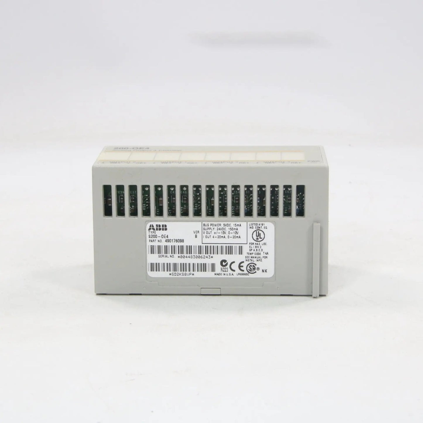 ABB 200-OE4 Analog Output 4 Channel