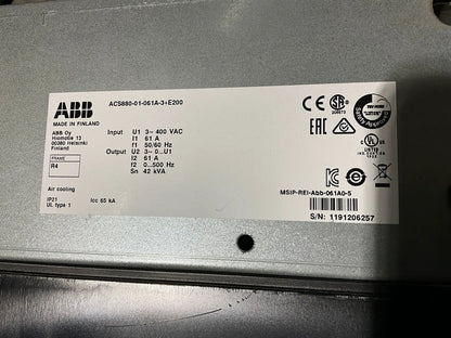 ABB ACS 880 01 061A 3 Single Drive