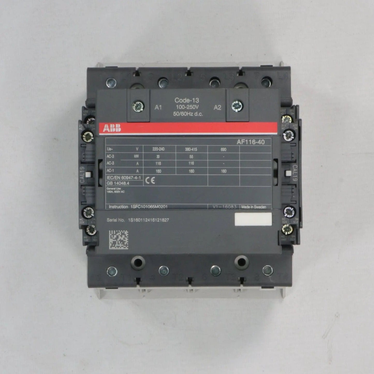 ABB AF116-40 Contactor