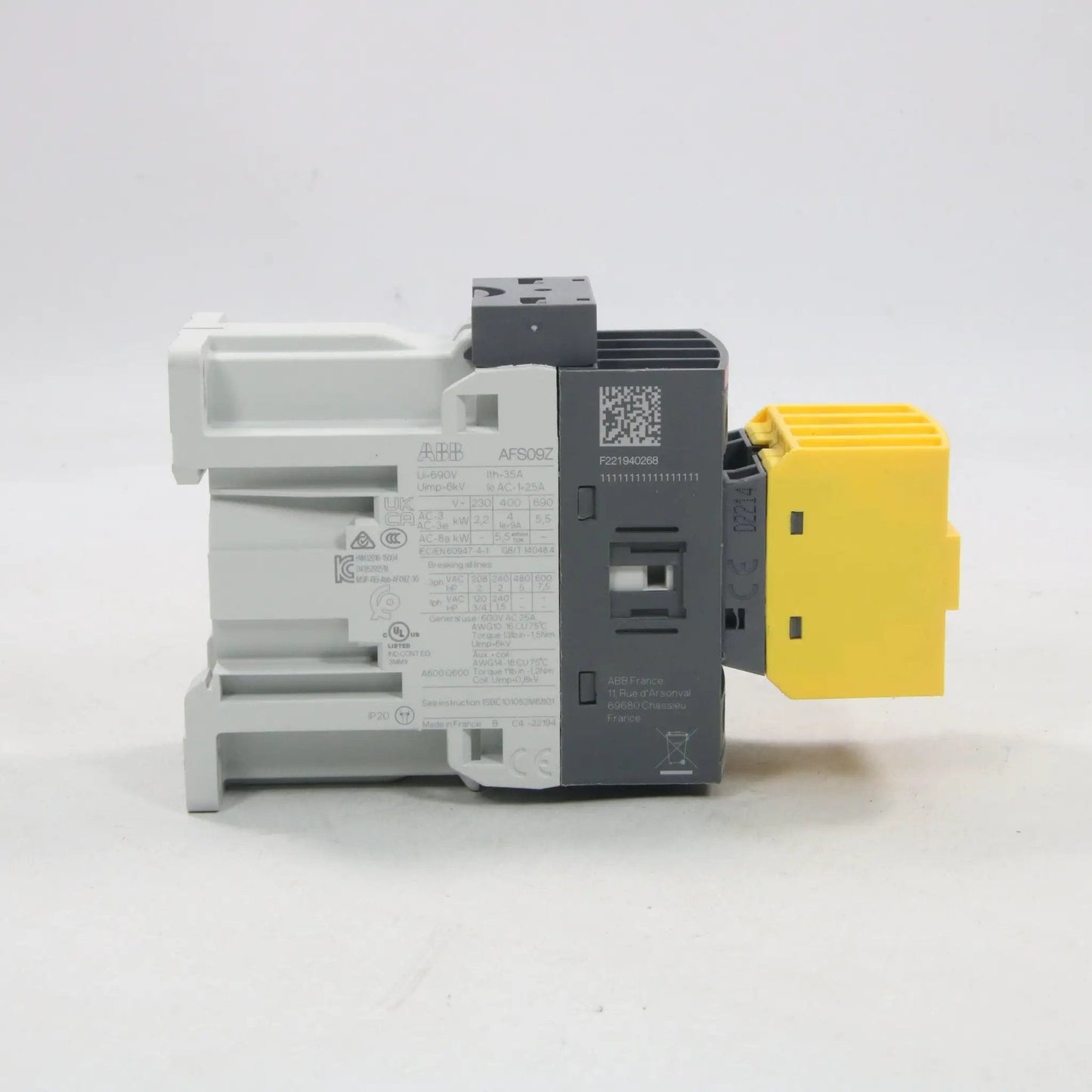 ABB AFS09Z-30-22-30 Contactor