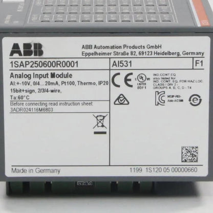 ABB AI531 Analog Input Module