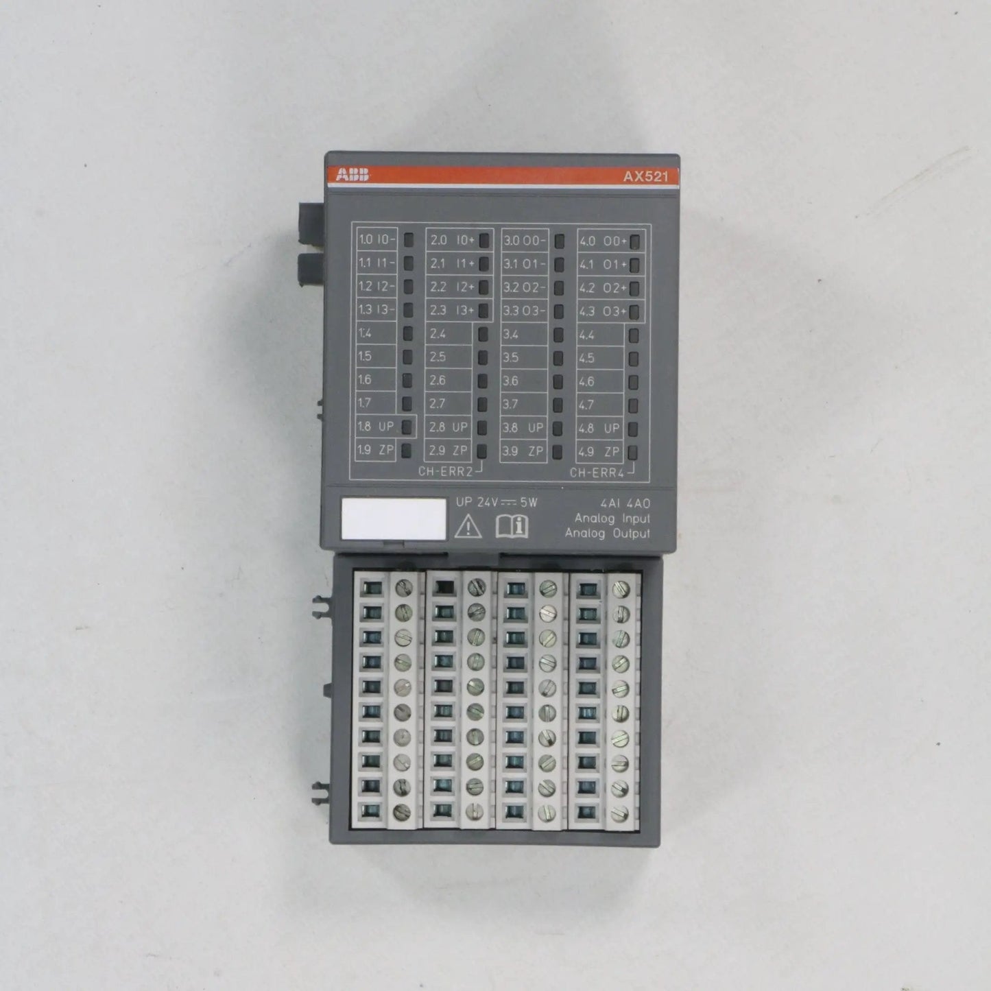 ABB AX521 Analog Input/Output Module - Unused
