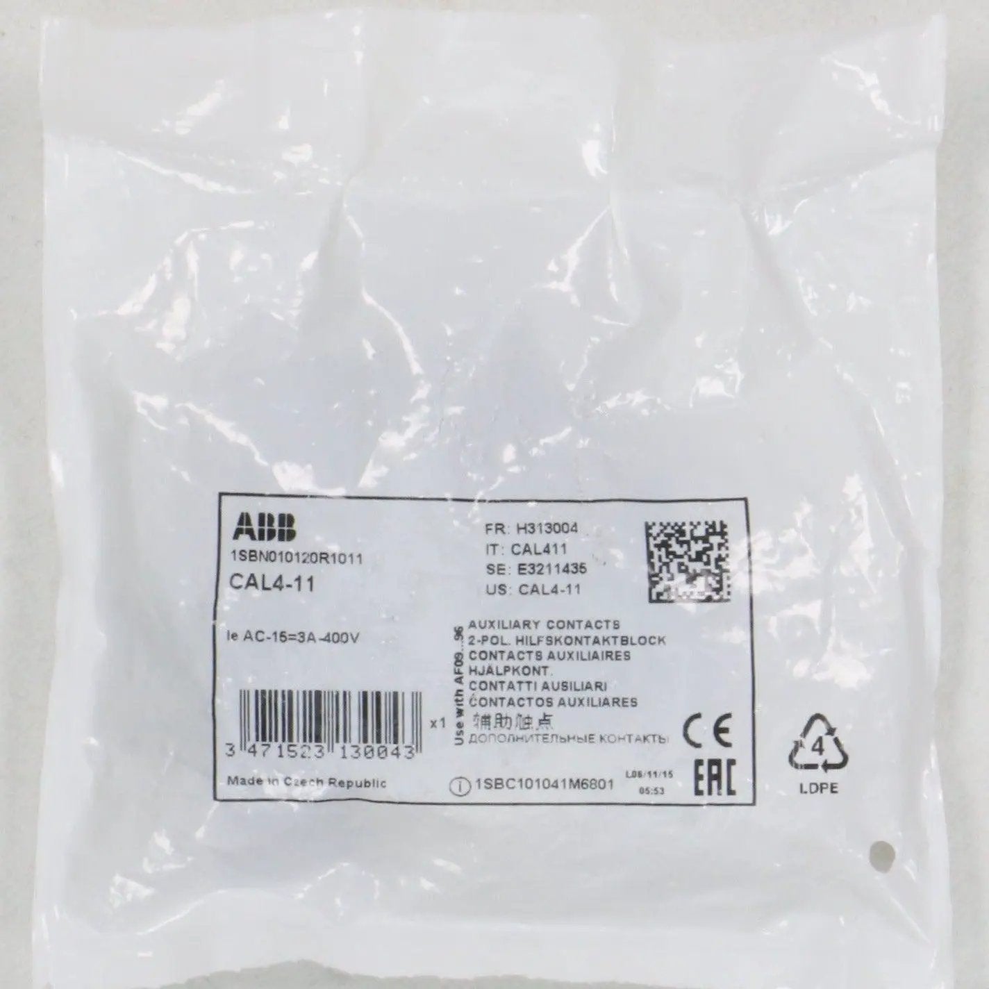 ABB CAL4-11 Contact Block