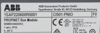 ABB CI501 Profinet Bus Module