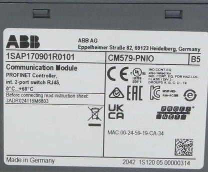 ABB CM579-PNIO Communication Module