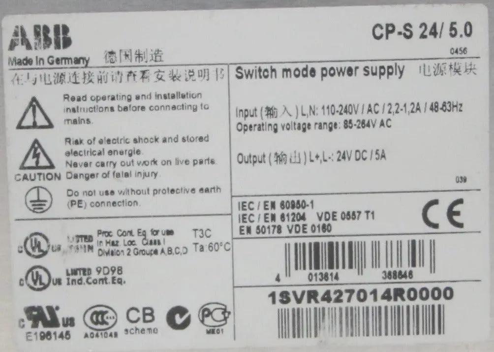 ABB CP-S 24/5.0 Switch Mode Power Supply