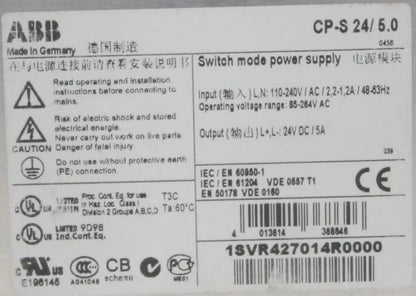 ABB CP-S 24/5.0 Switch Mode Power Supply