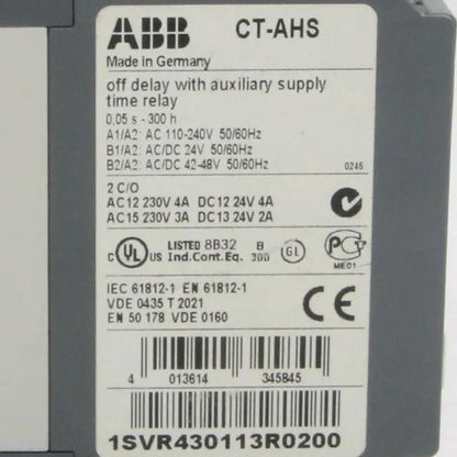 ABB CT AHS Time Delay Relay