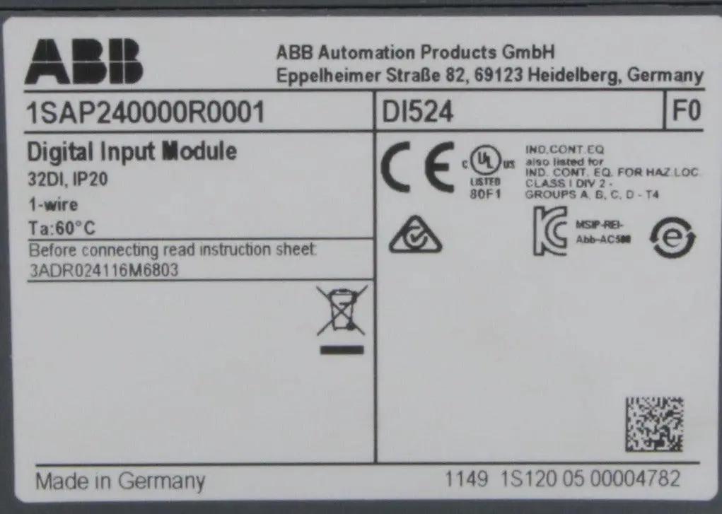 ABB DI524 Digital Input Module