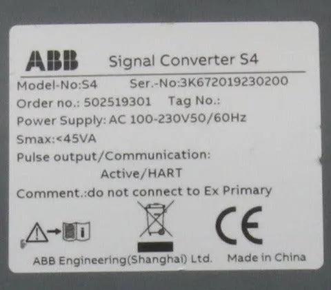 ABB FSM4000 S4 Electromagnetic Flow Meter Signal Converter