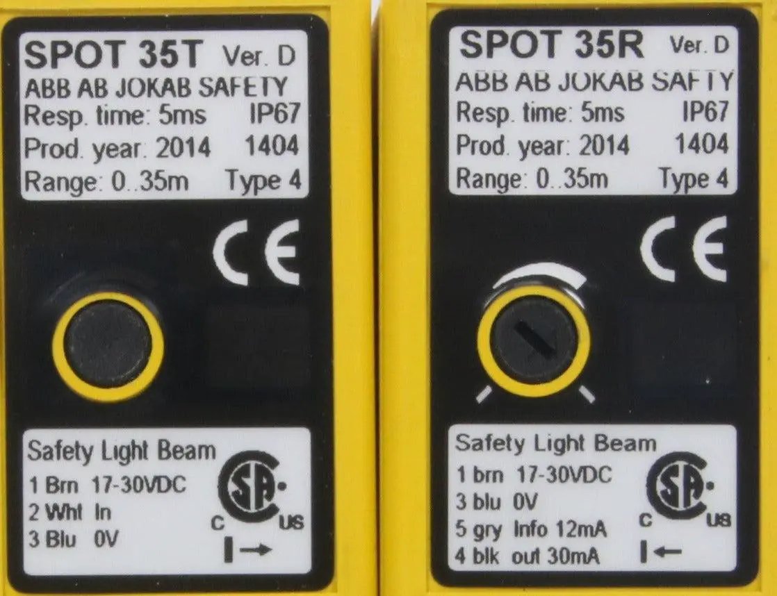 ABB Jokab Safety Spot 35T/35R Light Beams