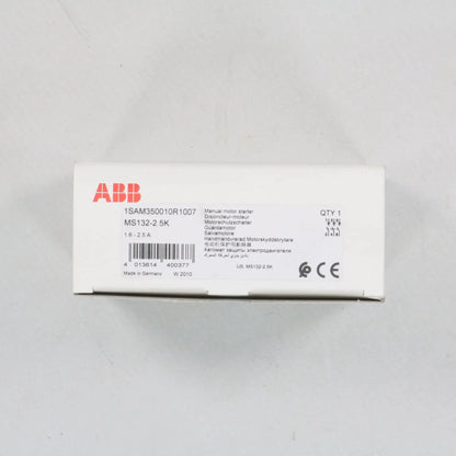 ABB  MS132 2.5K Manual Motor Starter