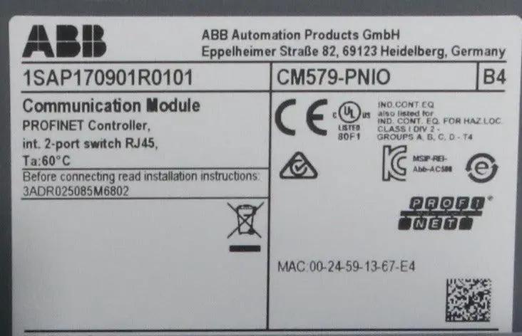 ABB PM5630-2ETH PLC Assembly