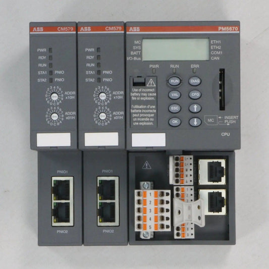 ABB PM5670-2ETH PLC Assembly
