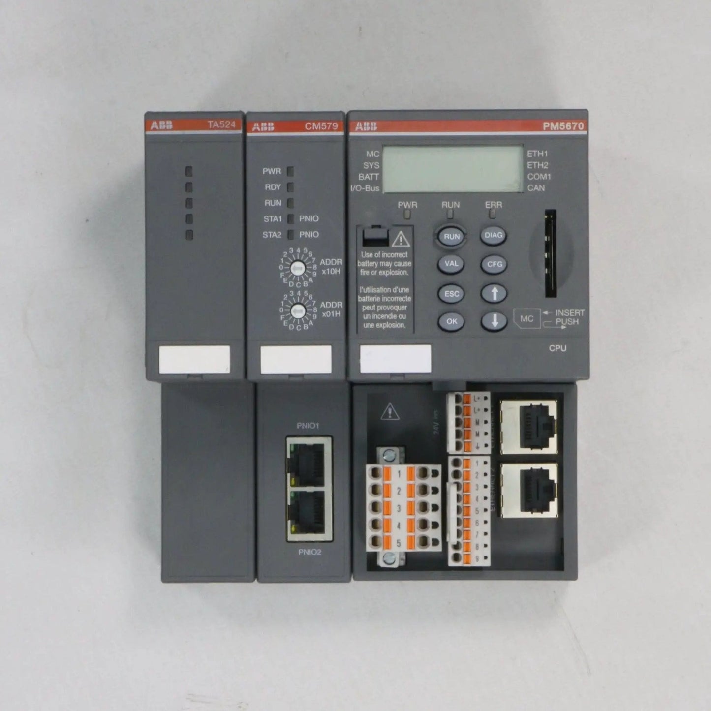 ABB PM5670-2ETH Programmable Logic Controller & Modules