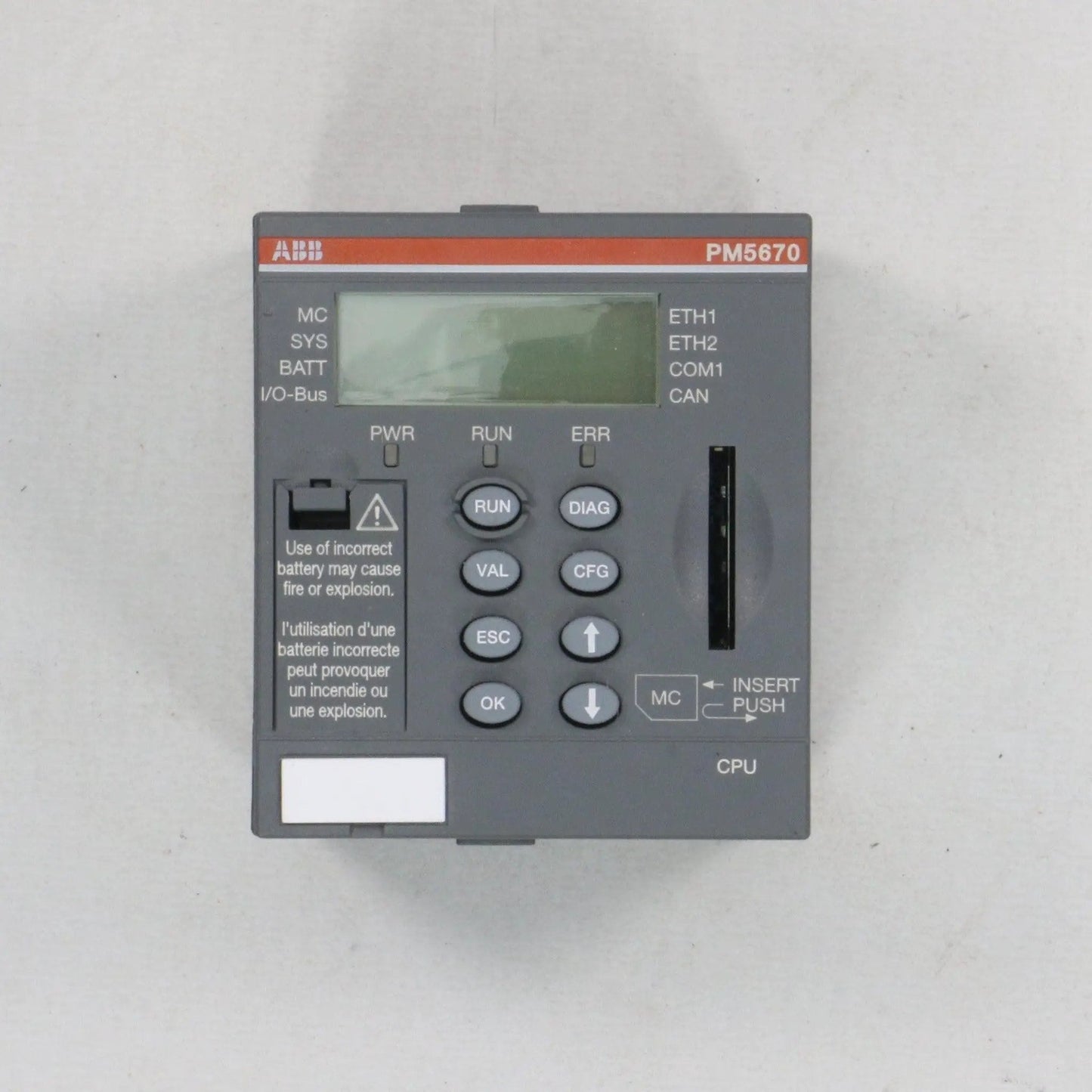 ABB PM5670-2ETH Programmable Logic Controller