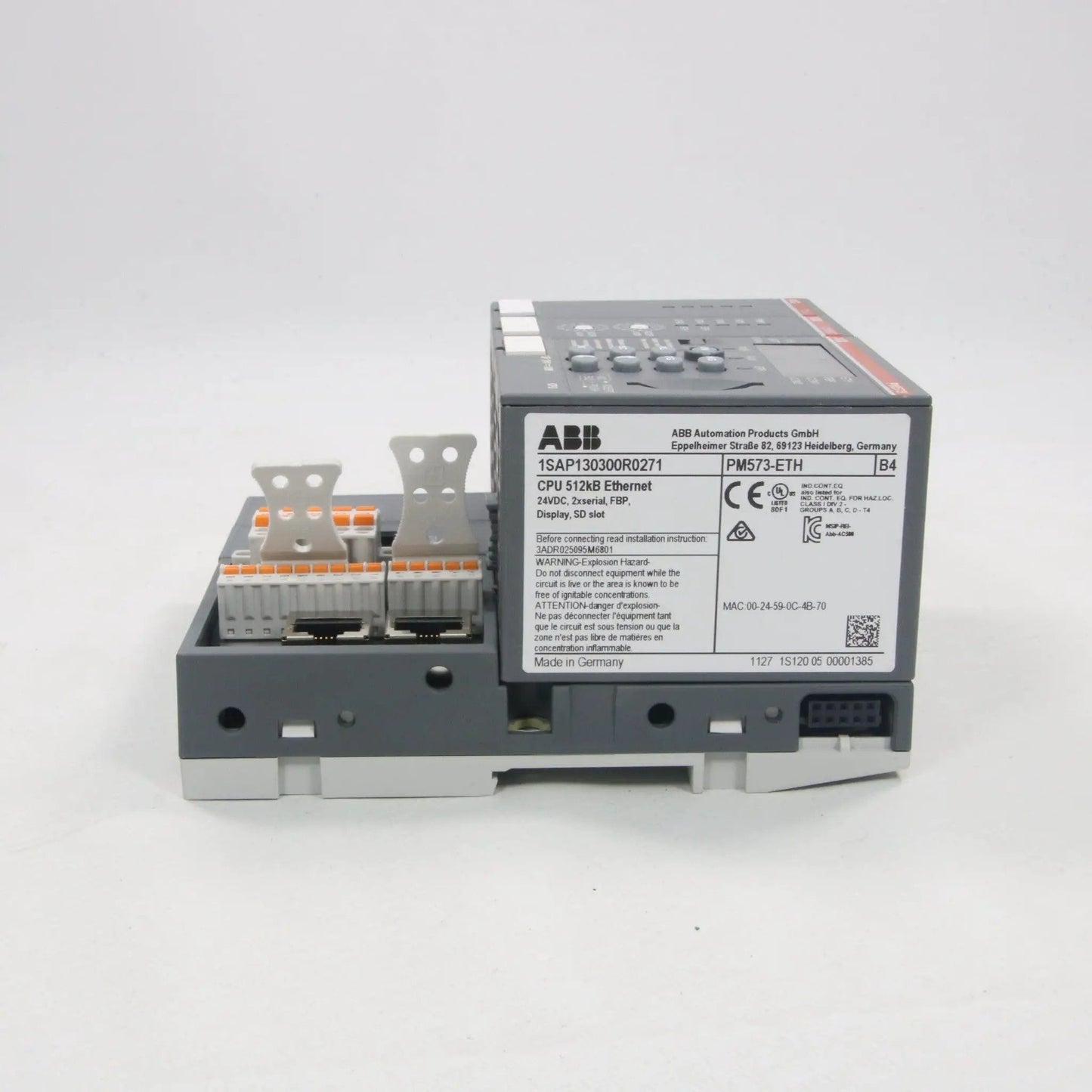 ABB PM573-ETH PLC Assembly