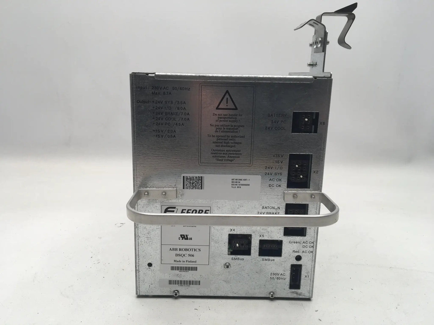 ABB Robotics DSQC 505 Efore SR 92B130 Power Supply