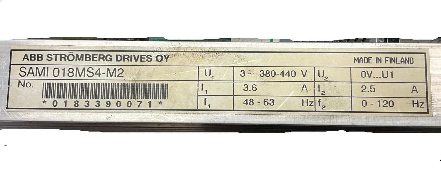 ABB SAMI 018MS4-M2 Variable Frequency Drive