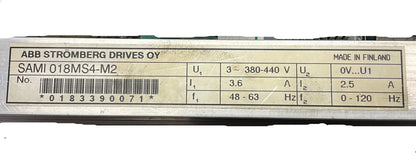 ABB SAMI 018MS4-M2 Variable Frequency Drive