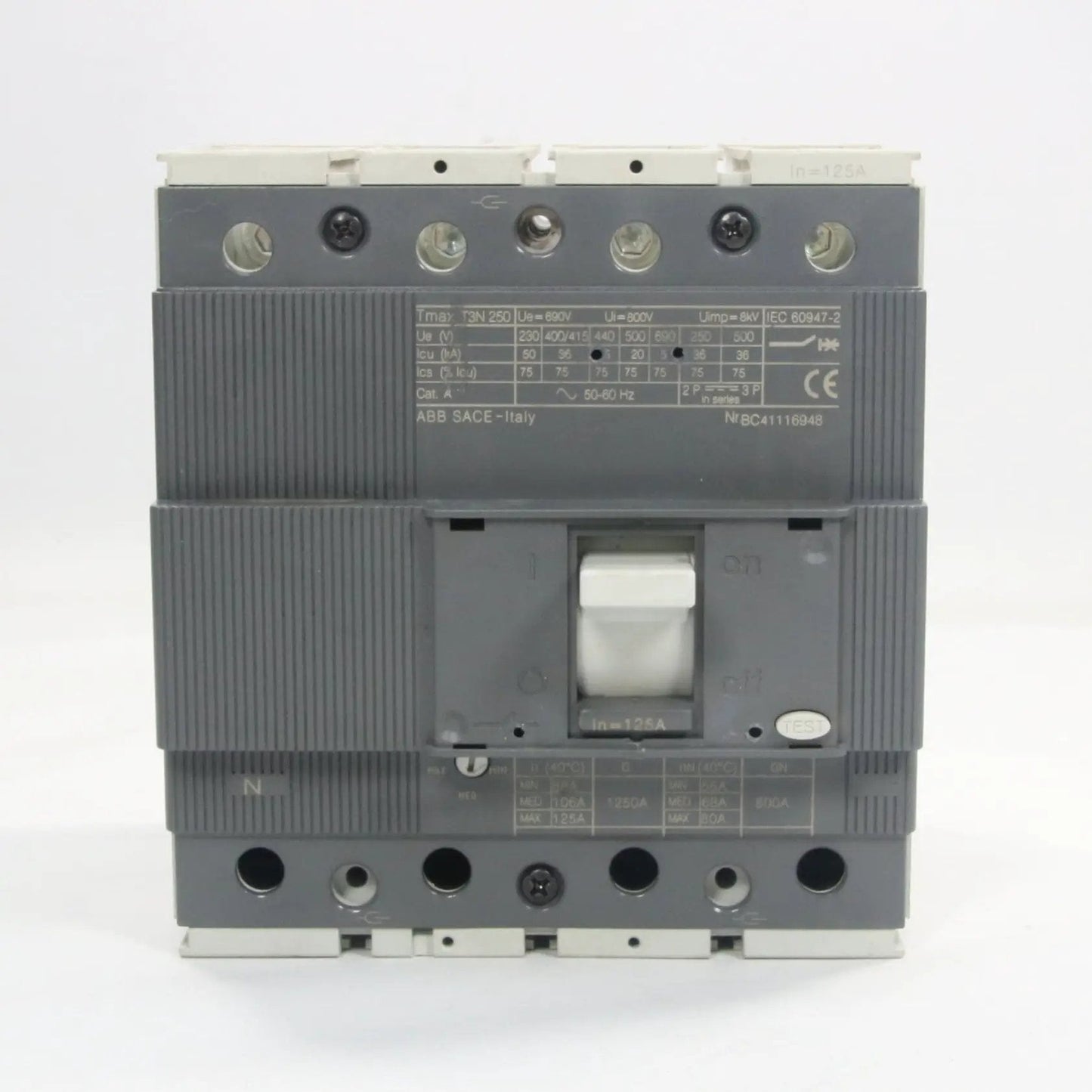 ABB T3N 250  circuit breaker