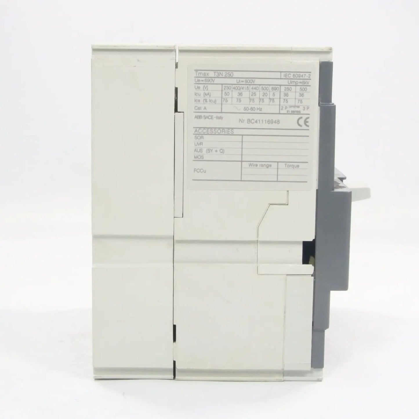 ABB T3N 250  circuit breaker