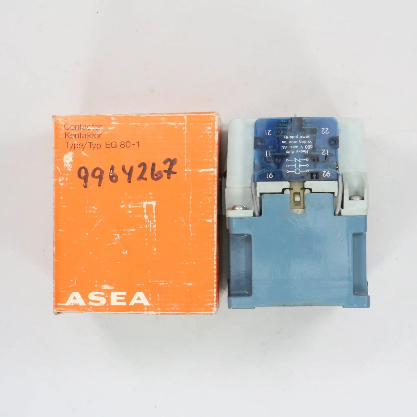 ASEA Contactor EG 80-1