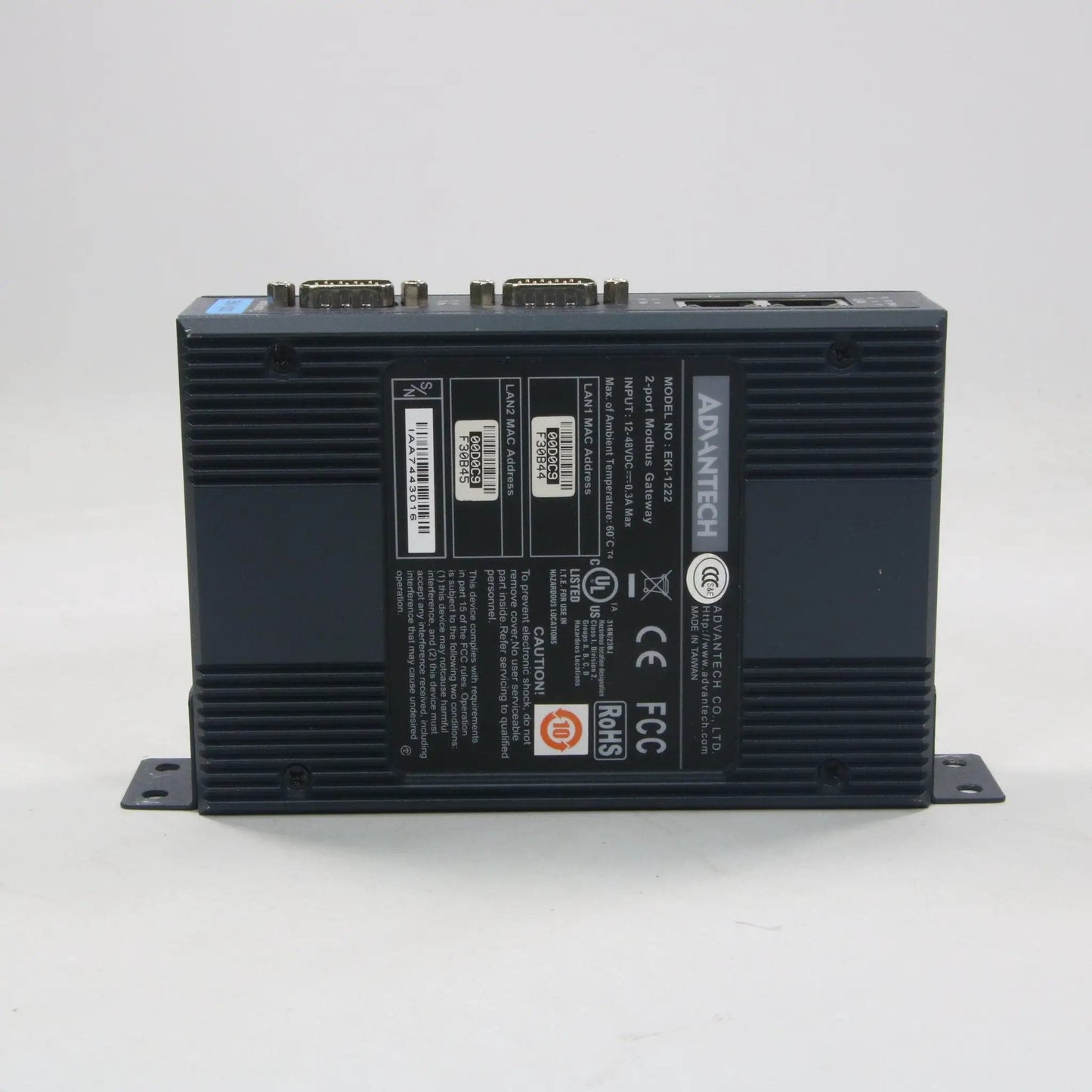 Advantech EKI-1222 2-Port Modus Gateway