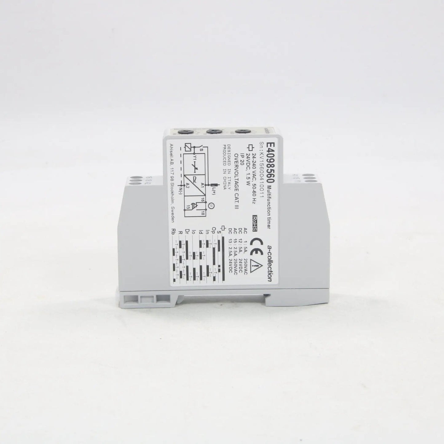 Ahlsell E4098560 Multifunction Timer