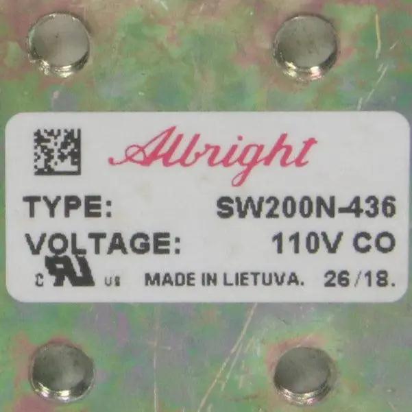 Albright SW200N 436 Solenoid Contactor
