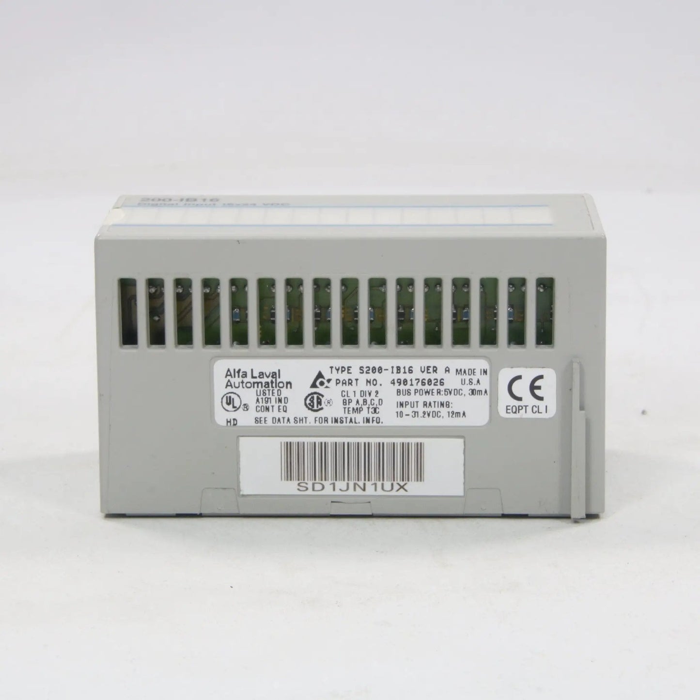 Alfa Laval Automation 200-IB16 Digital Input 16 x 24 VDC/1 Counter