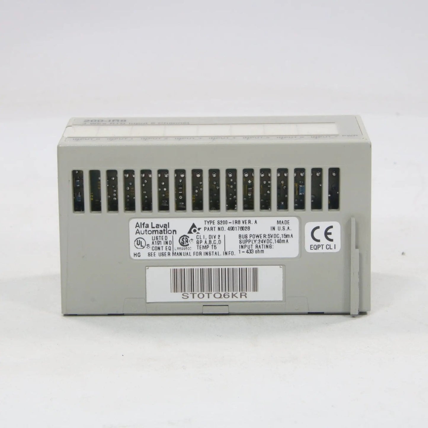Alfa Laval Automation 200-IR8 3 Wire RTD Input 8 Channel