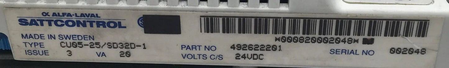 Alfa Laval SattControl CU05-25/ SD32D-1 I/O Module