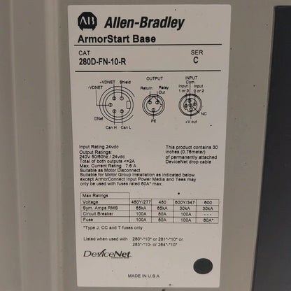 Allen-Bradley ArmorStart Control Module & Base