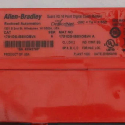 Allen-Bradley CompactBlock 1791DS IB8XOBV4 Guard IO Safety Input Module