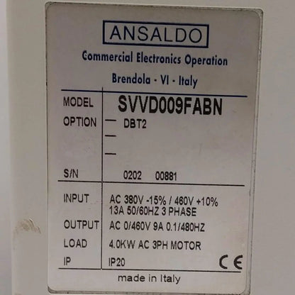 Ansaldo SVVD009FABN Frequency Inverter
