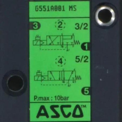 Asco G551A001 MS Solenoid Valve