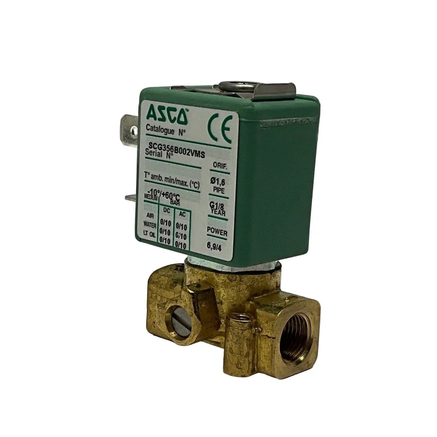 Asco SCG356B002VMS Solenoid Valve