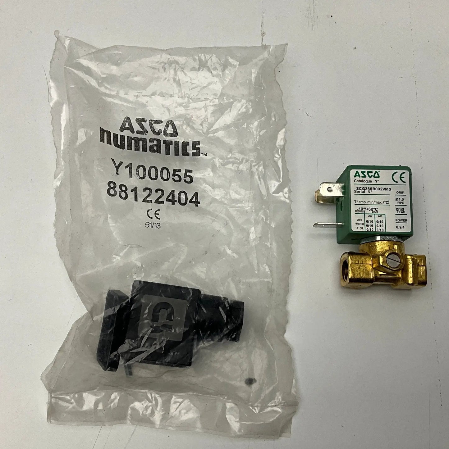Asco SCG356B002VMS Solenoid Valve