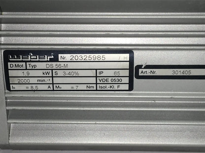 BAUMULLER DS 56-M SERVO MOTOR  Weber 56-M