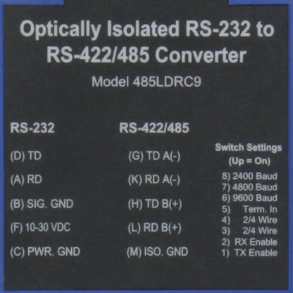 B&B Electronics 485LDRC9 Converter